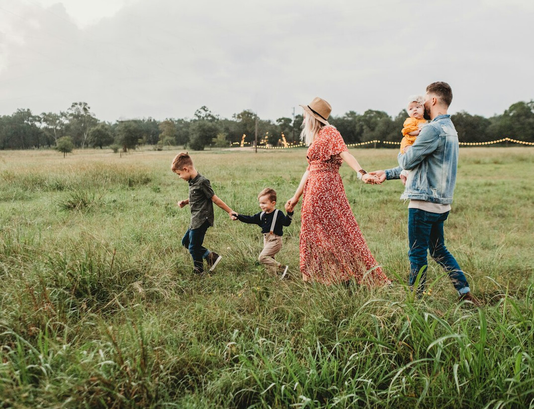 family with children